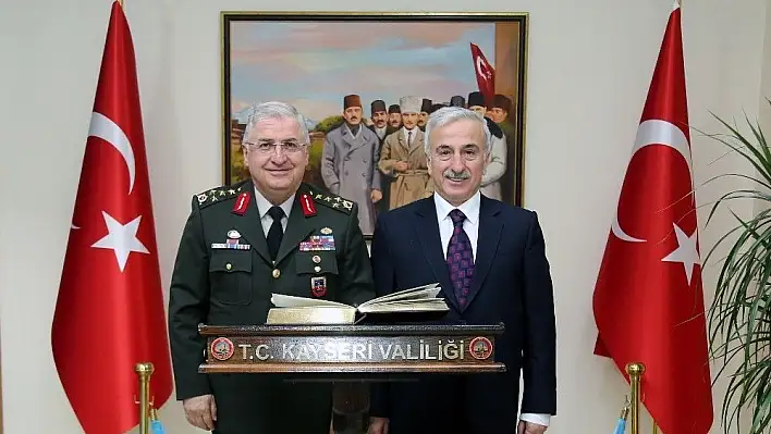 Orgeneral Yaşar Güler Valiliği ziyaret etti