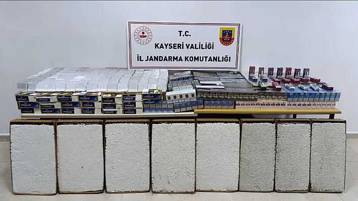 Jandarmadan milyonluk kaçak sigara operasyonu