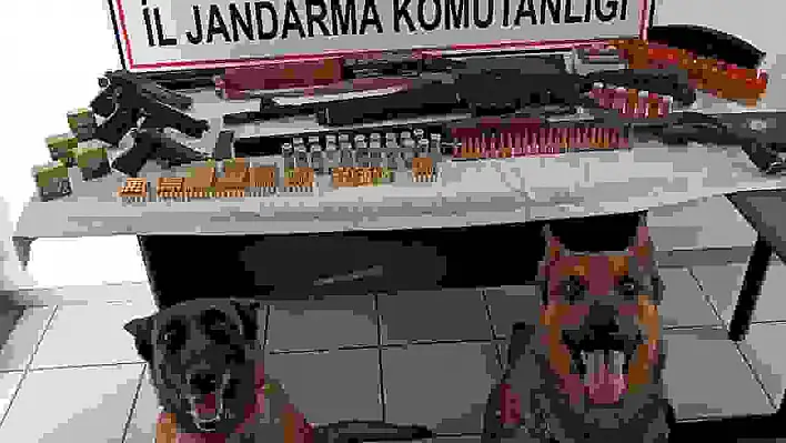 Jandarmadan ruhsatsız tabanca ve tüfek operasyonu