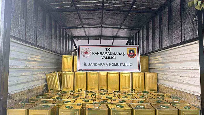 Kahramanmaraş'ta sahte zeytinyağı operasyonu