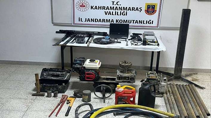 'Hazine' hayalleri yarım kaldı: Define avcıları yakayı ele verdi