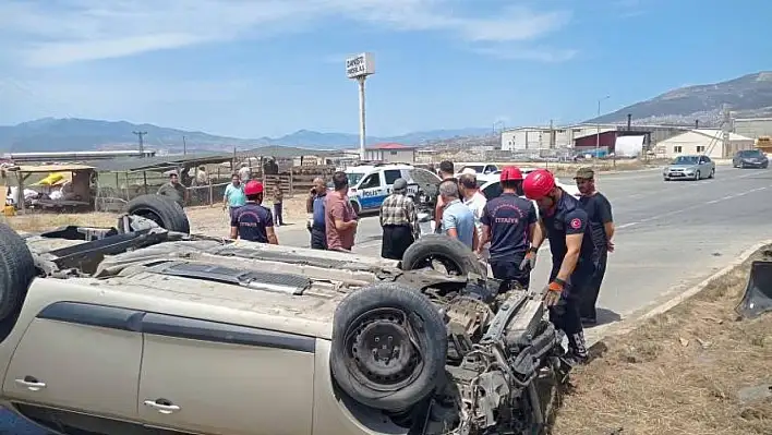 Kahramanmaraş'ta meydana gelen trafik kazasında bir kişi yaralandı
