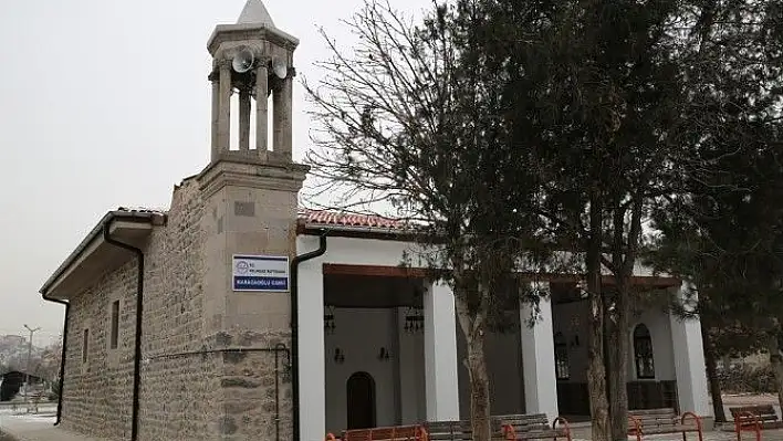 Karacaoğlu Cami aslına uygun olarak onarıldı