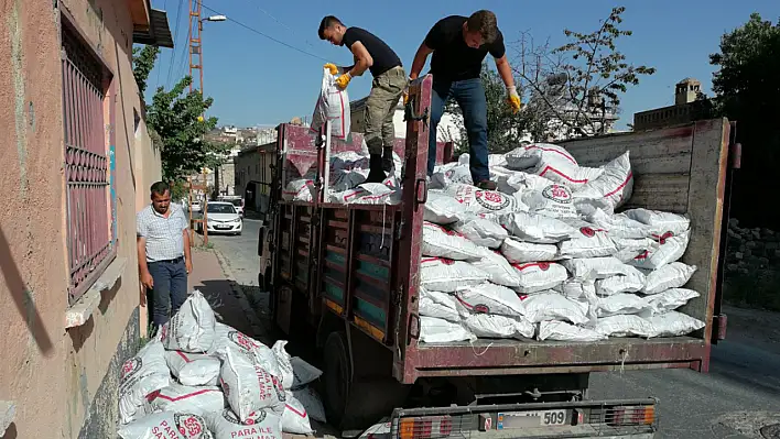 Kömür yakmanın yasak olduğu Kayseri merkezde 7000 ton kömür dağıtılacak!