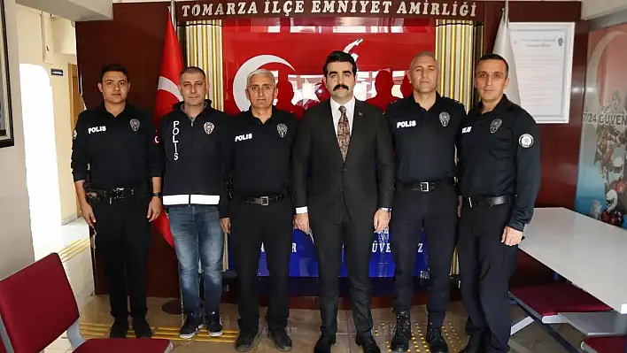 Kaymakamdan kolluk kuvvetlerine ziyaret