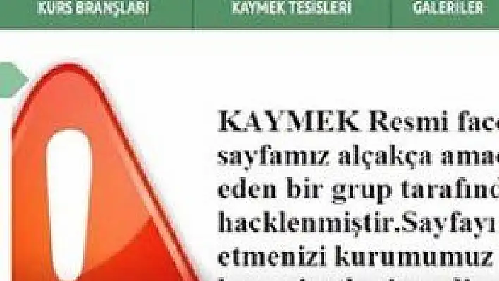 KAYMEK'İ HACKLEDİLER
