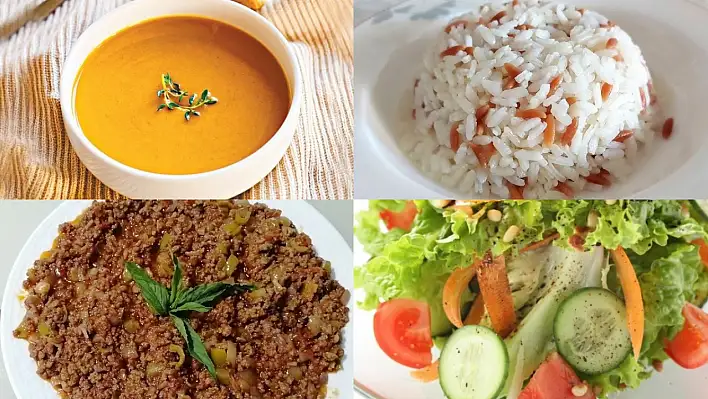 Kayseri 50 TL'ye mercimek çorbası, pirinç pilavı, kıyma sote ve salata nerede yenir?