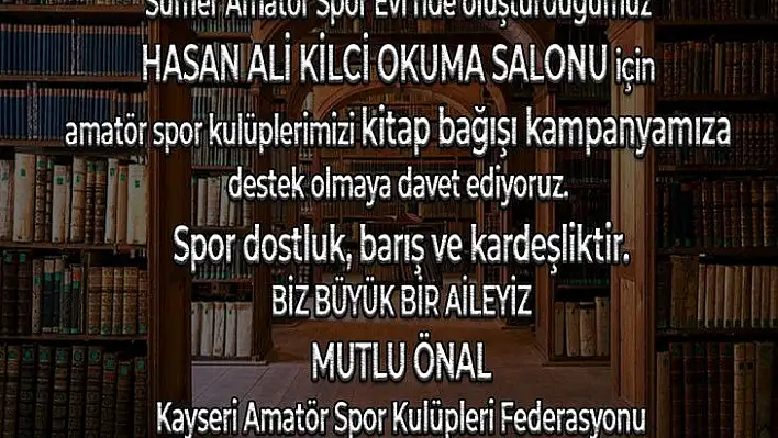 Kayseri'de Amatörler mutlu olmaya devam ediyor