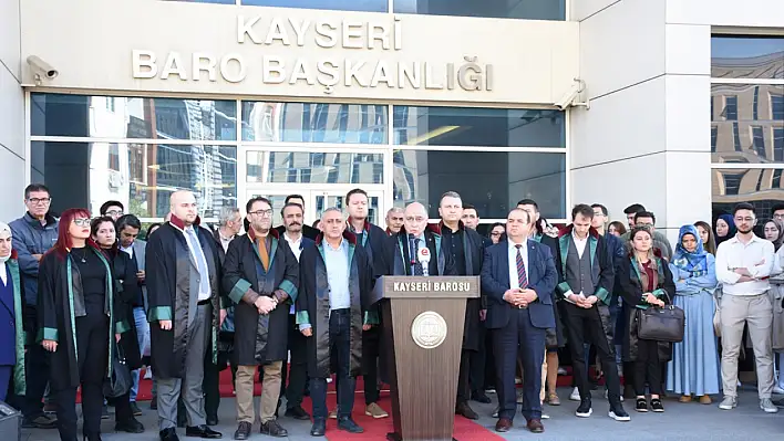 Kayseri Barosu'ndan suç duyurusu!