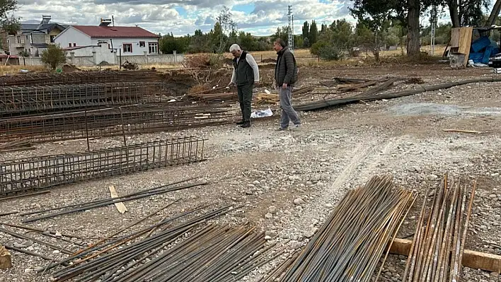 Kayseri Bölge Müdürü yeniden Sivas'ta! İnşaat alanını yerinde inceledi