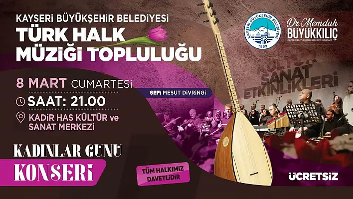 8 Mart'a özel konser