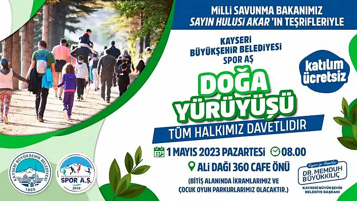 Kayseri'de Doğa Yürüyüşü