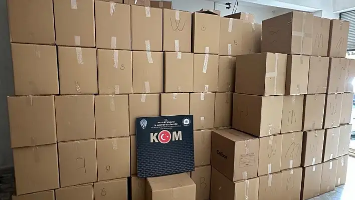 Kayseri dahil 5 ilde operasyon: 3.9 milyon adet ele geçirildi