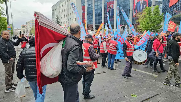 Kayseri'de 1 Mayıs görüntüleri