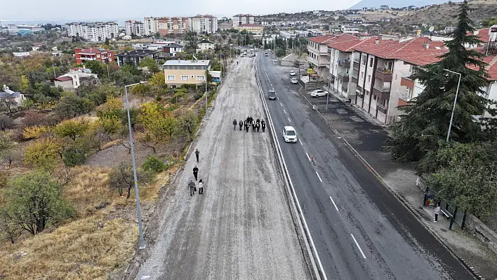 Kayseri'de 100 milyon TL'lik yolda sona yaklaşıldı!