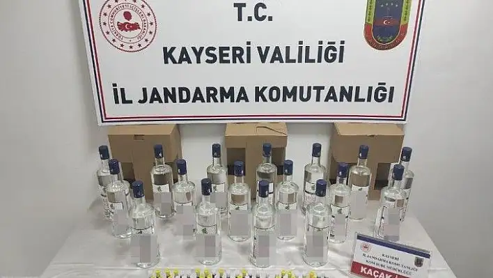 17 litre kaçak alkol yakalandı