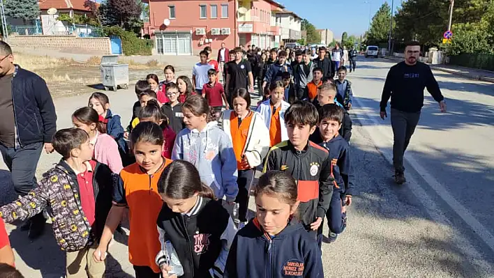 Kayseri'de  2,5 kilometrelik etkinlik