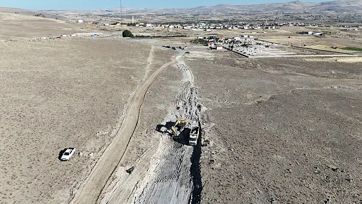 Kayseri'de 22 mahalle Ankara yoluna bağlanıyor