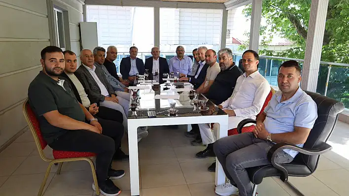 Kayseri'de 38 yıl çalıştığı kuruma veda etti