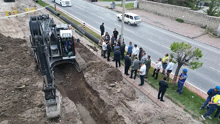 Kayseri'de 7 bin 750 metrelik altyapı yenileniyor