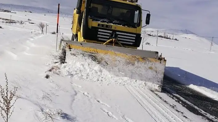 Kayseri'de 94 mahalle yolu ulaşıma açıldı