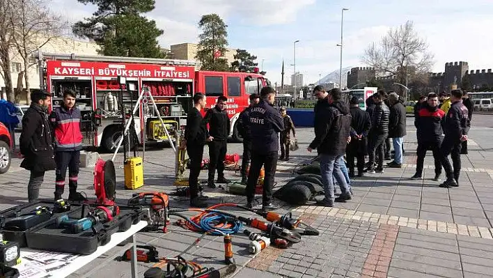 Kayseri'de afet farkındalığı artırılıyor