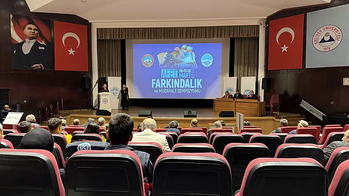 Kayseri'de Afet Farkındalık Sempozyumu