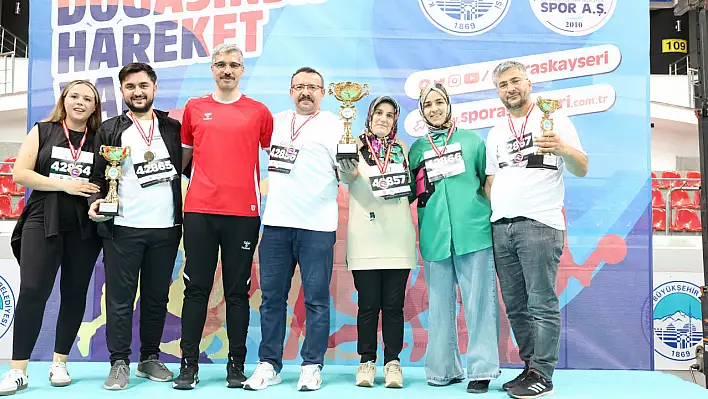 Kayseri'de aileler yarıştı!