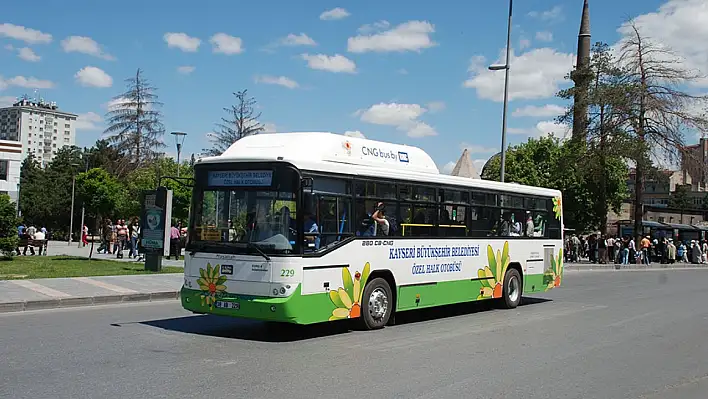 Kayseri'de bayramda toplu taşıma kullanacaklar dikkat!