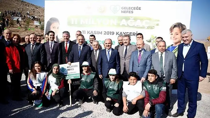 Kayseri'de 487 bin 500 fidan toprakla buluşturulacak