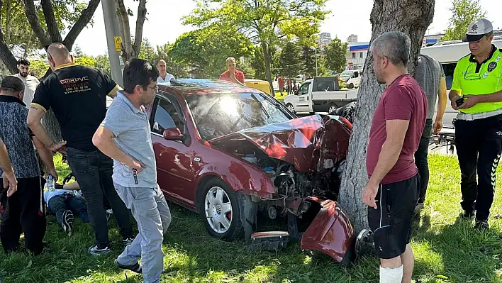 Kayseri'de ilginç kaza