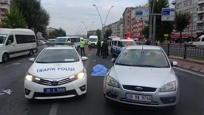 Bir kişinin öldüğü o kaza anı kamerada...