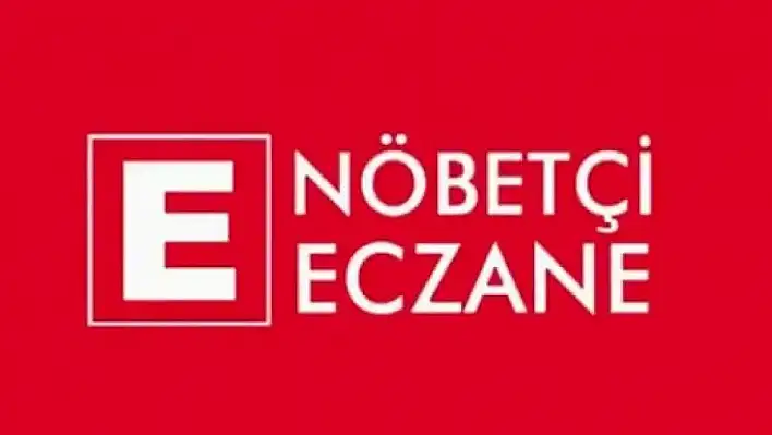 Kayseri'de bugün 20 eczane nöbetçi (1 Mayıs Perşembe)