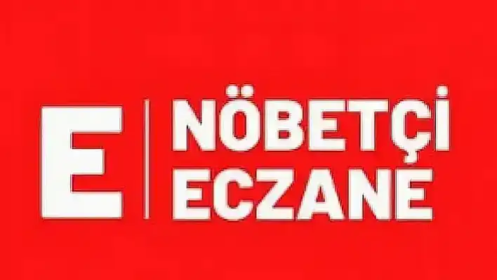 Kayseri'de bugün nöbetçi eczaneler (24 Kasım Pazar)