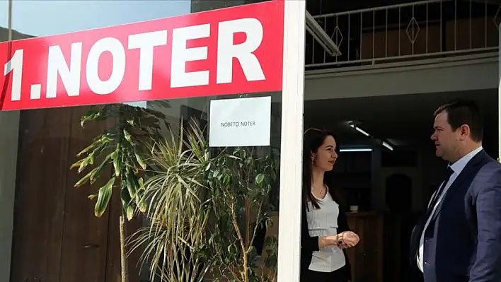 Kayseri'de bugün nöbetçi noter (22 Haziran Pazar)