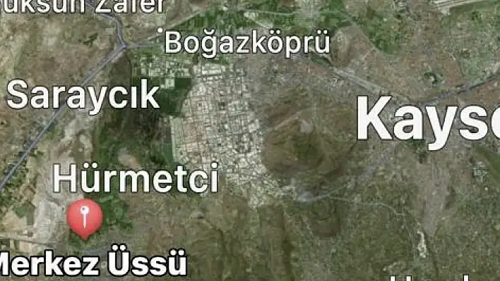 Kayseri'de deprem