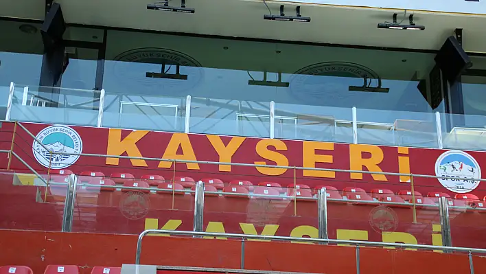 Kayseri'de dev maç öncesi hummalı hazırlık
