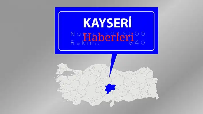 Kayseri'de dolu yağdı