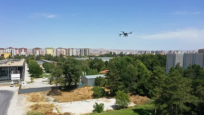 Kayseri'de drone ile mücadeleye devam