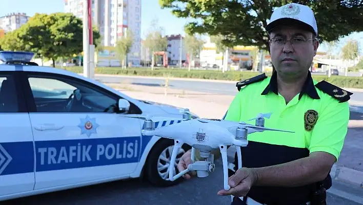 Kayseri'de 'Drone' ile trafik denetimleri arttı
