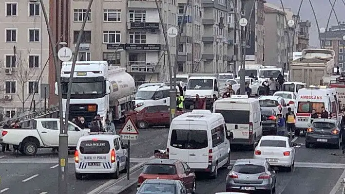 Kayseri'de facia gibi kaza!