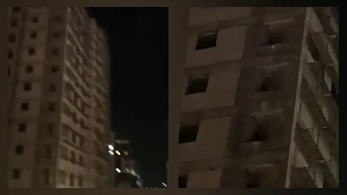 Kayseri'de gece yarısı inşaat halindeki binada görülen kadın polisi alarma geçirdi