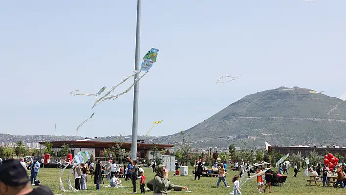 Kayseri'de gökyüzünü renklerle donatıldı
