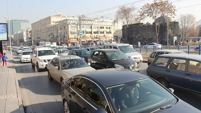 Kayseri'de hangi araçtan kaç tane var! Rakamlar açıklandı