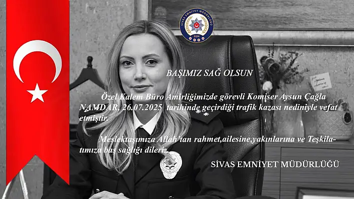 Kayseri'de hayatını kaybeden komiser ile ilgili açıklama