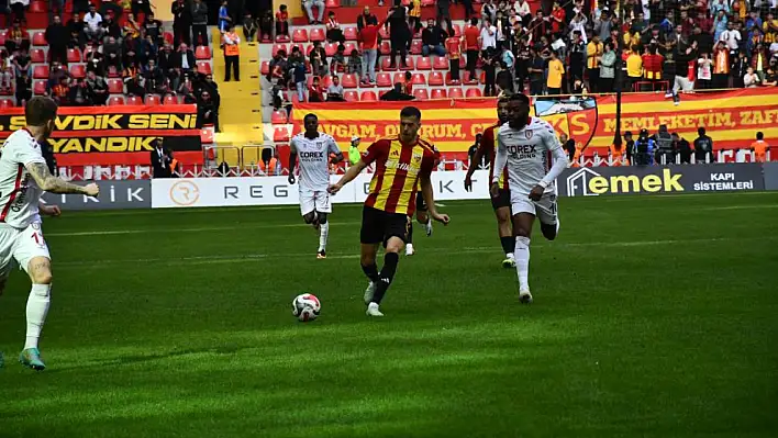 Kayseri'de ilk yarı sona erdi! 45 dakikada tek gol var