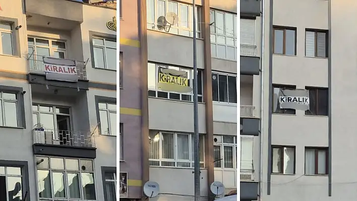 Kayseri'de işler tersine döndü! Kiralık ev çok, kiracı yok