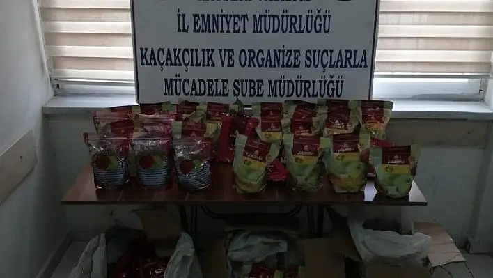 Kayseri'de kaçak sigara ve kaçak tütün operasyonu
