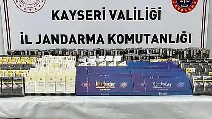 Kayseri'de kaçakçılık operasyonu! 500 paket ele geçirildi
