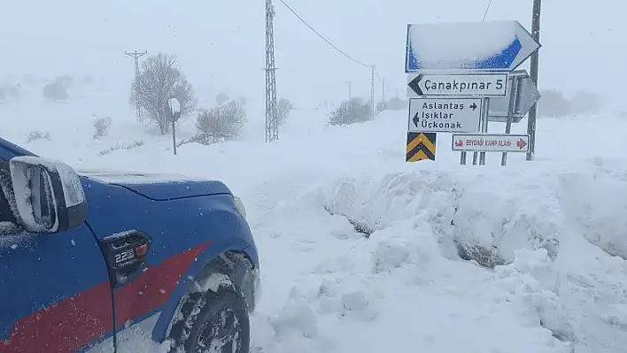 Kayseri'de kahraman muhtar iş başında!